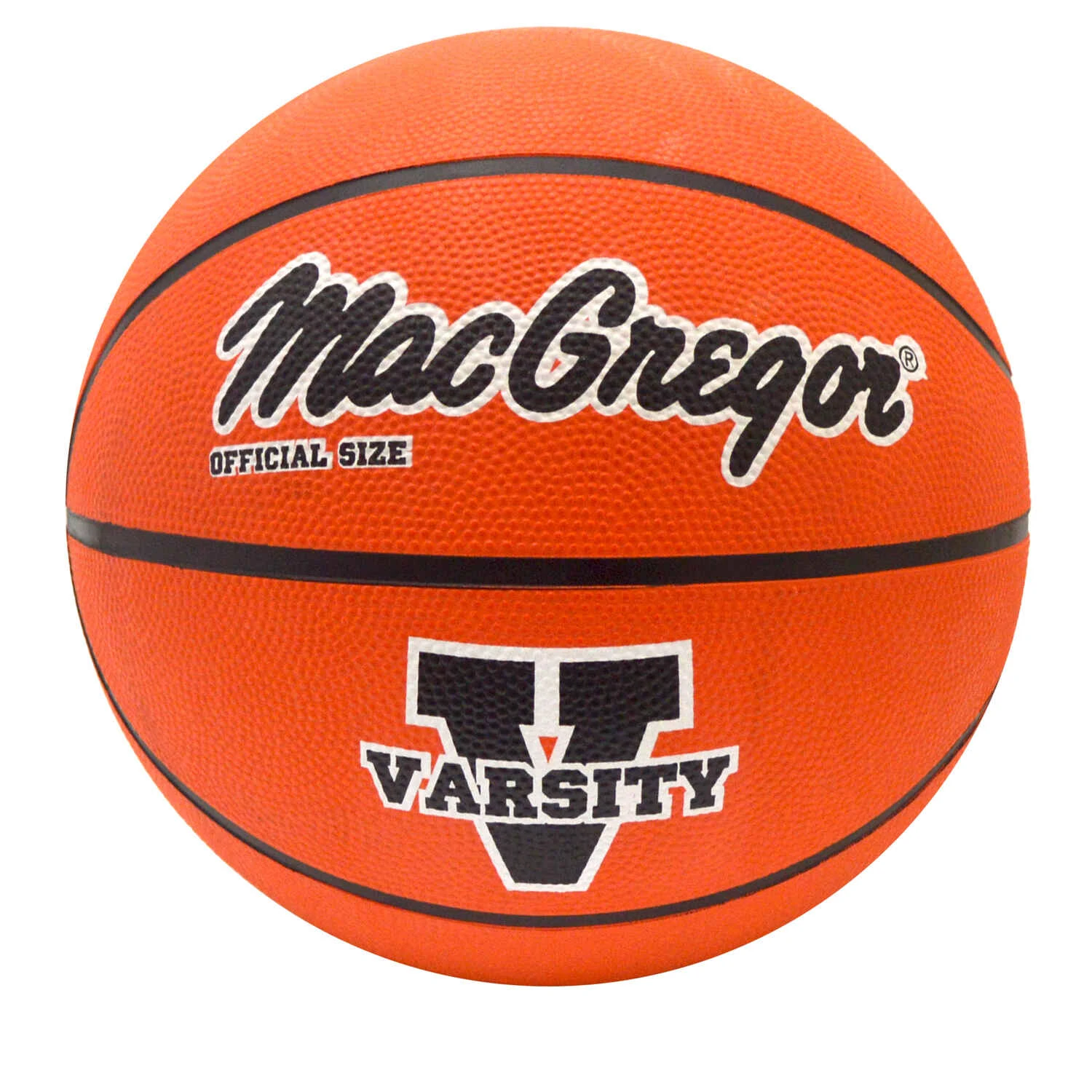 Varsity Size 7 Basketball - Durable Rubber For Ages 8+