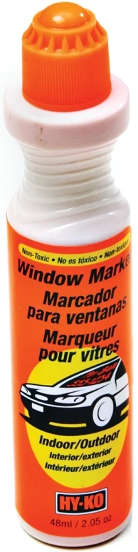 Fluorescent Orange Window Marker For Glass Surfaces - Model 40615