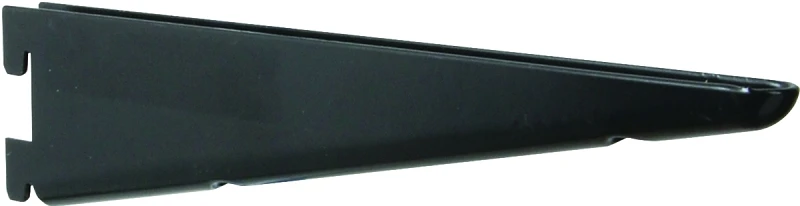 7-inch Black Dual Track Heavy Duty Shelf Bracket
