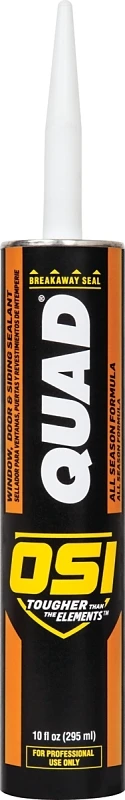 Quad Window Door and Siding Sealant Beige Color 10 Ounce Tube Model 405