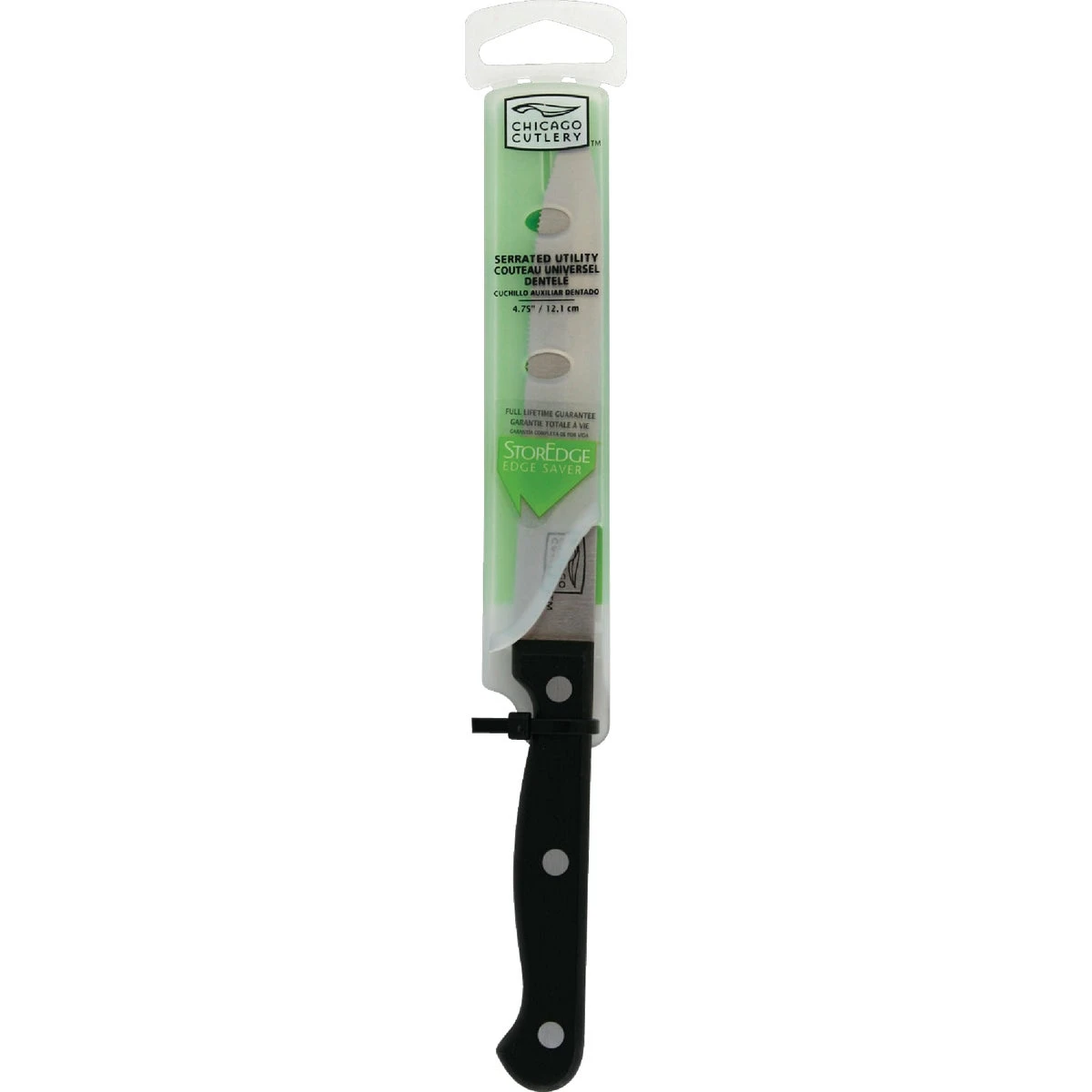 Essentials 4.75" Serrated Kitchen Utility Knife - High Carbon Stainless Steel