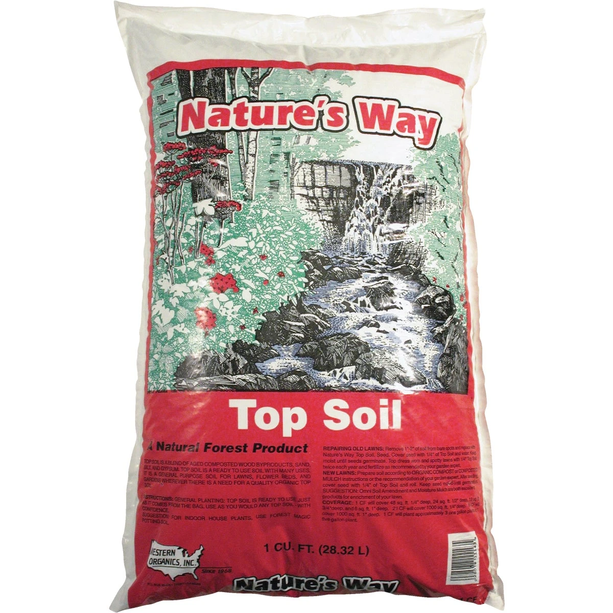 1 Cu. Ft. All Purpose Top Soil - 30.5 Lb. Bag For Gardening
