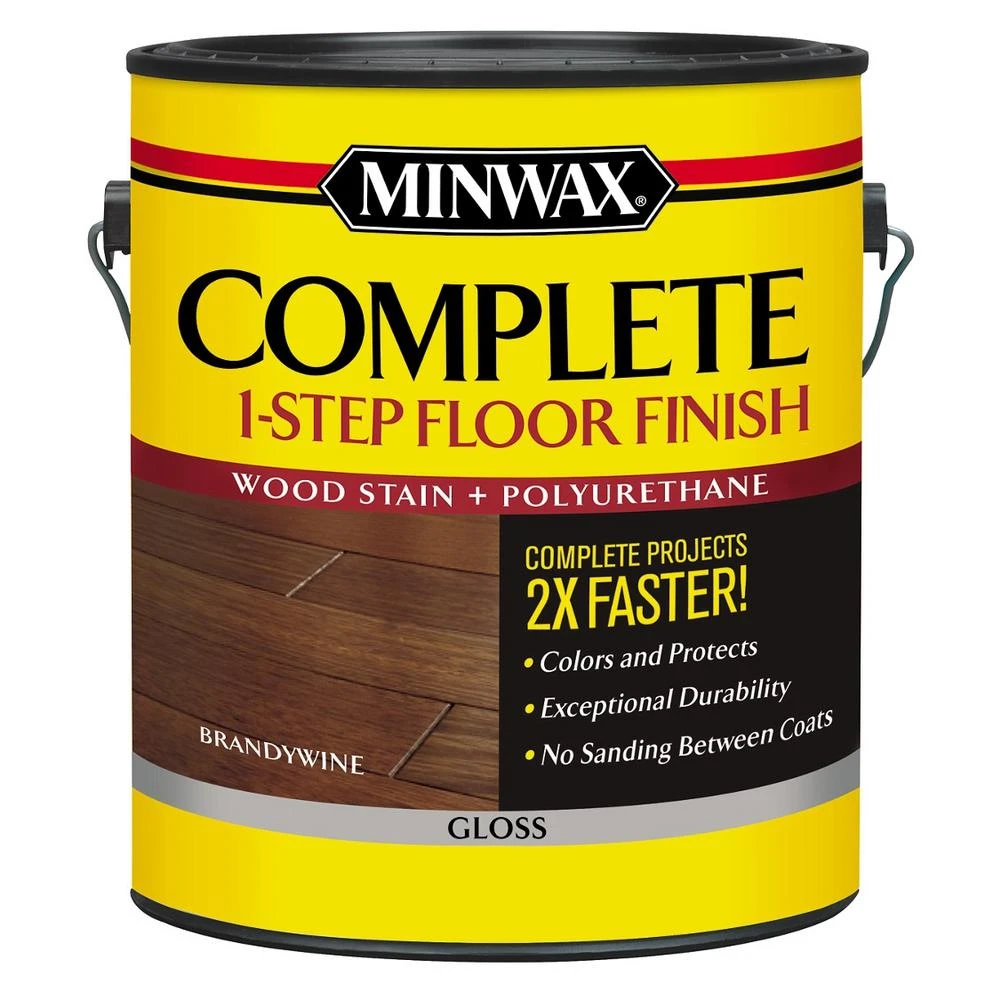 Complete 1-step Floor Finish, Brandy Wine Gloss, 1 Gallon