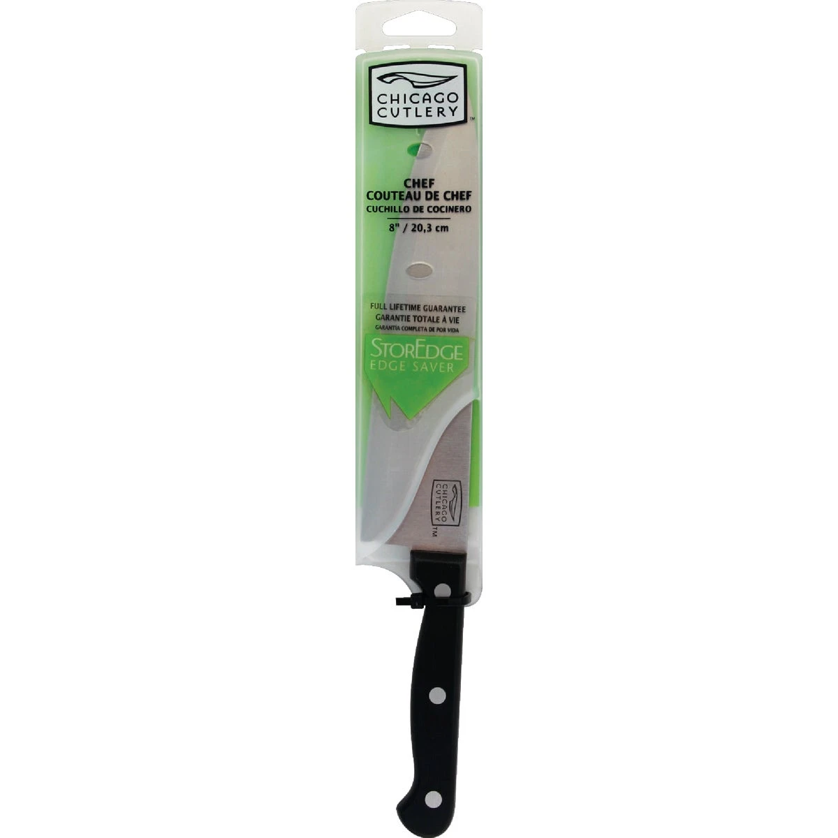 8 Inch Chef Knife With Polymer Handle And Stainless Steel Blade