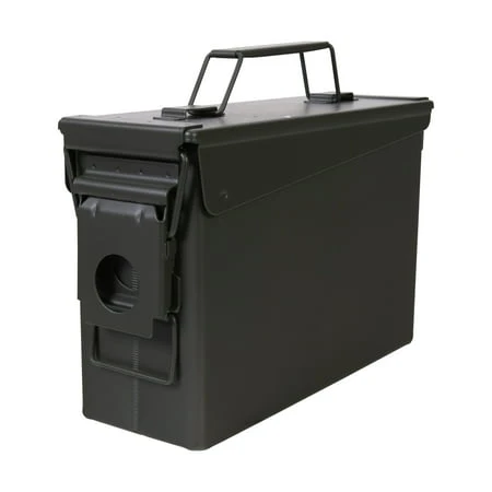 Thirty Caliber Lockable Ammo Can in Green Color