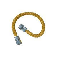 Sc Series Gas Appliance Connector, 3/4" Female X 48-inch Stainless Steel