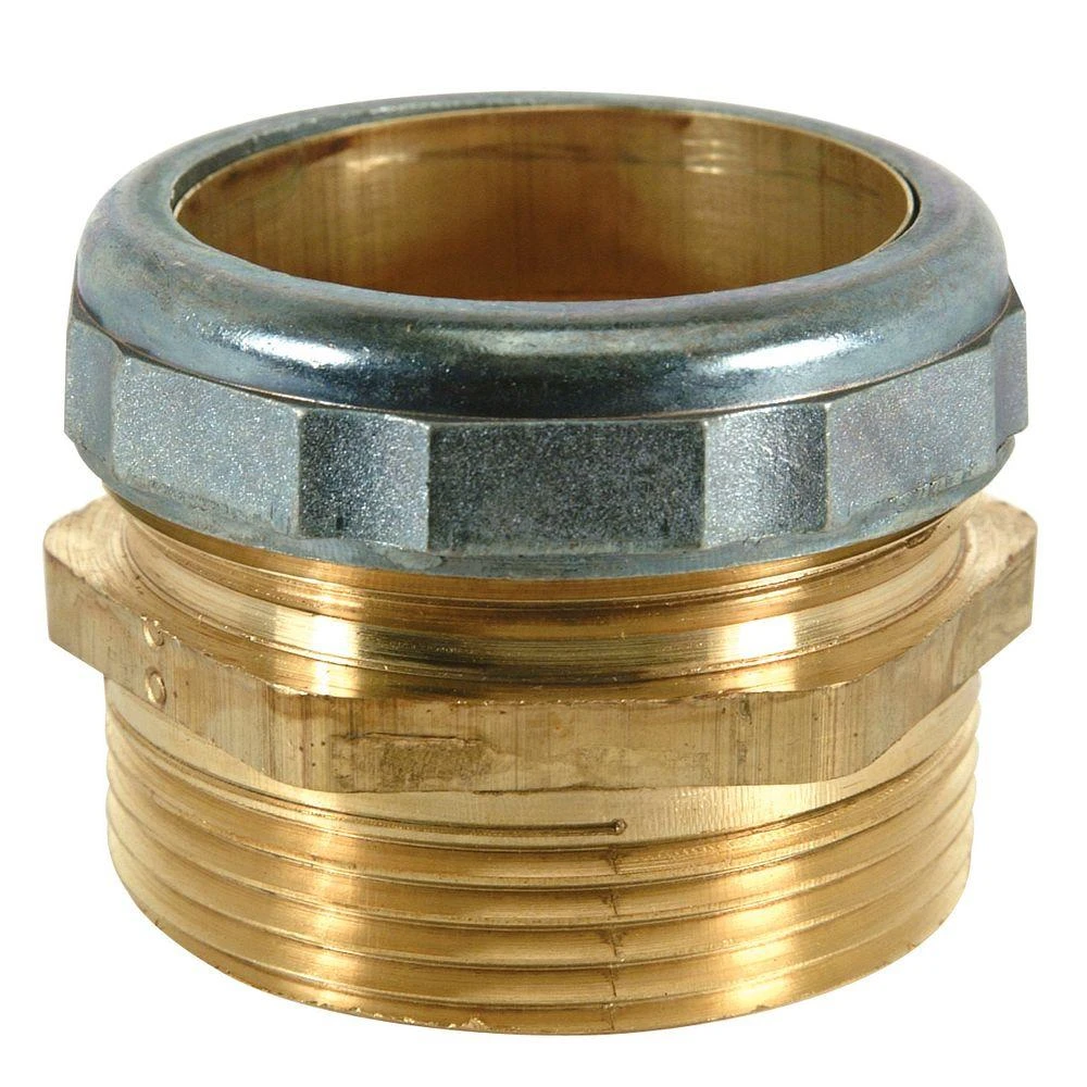 Waste Trap Connector, 1 and 1 Quarter Inch Outer Diameter by 1 and 1 Half Inch Male Pipe Thread