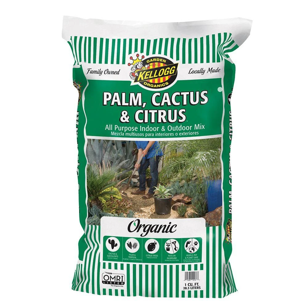 Organic Palm & Cactus Mix, 1-cubic Foot For Indoor And Outdoor Use