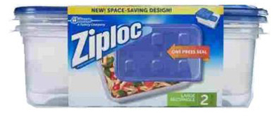 Food Storage Container, 9-Cup Rectangle, 2-Ct.
