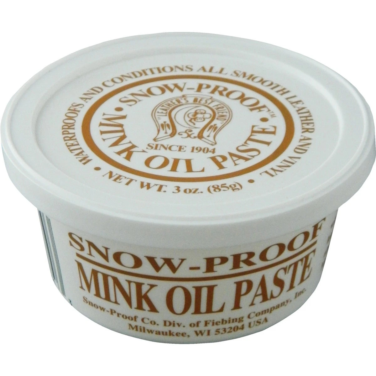 3 Oz. Snowproof Mink Oil Paste For Shoes & Boots