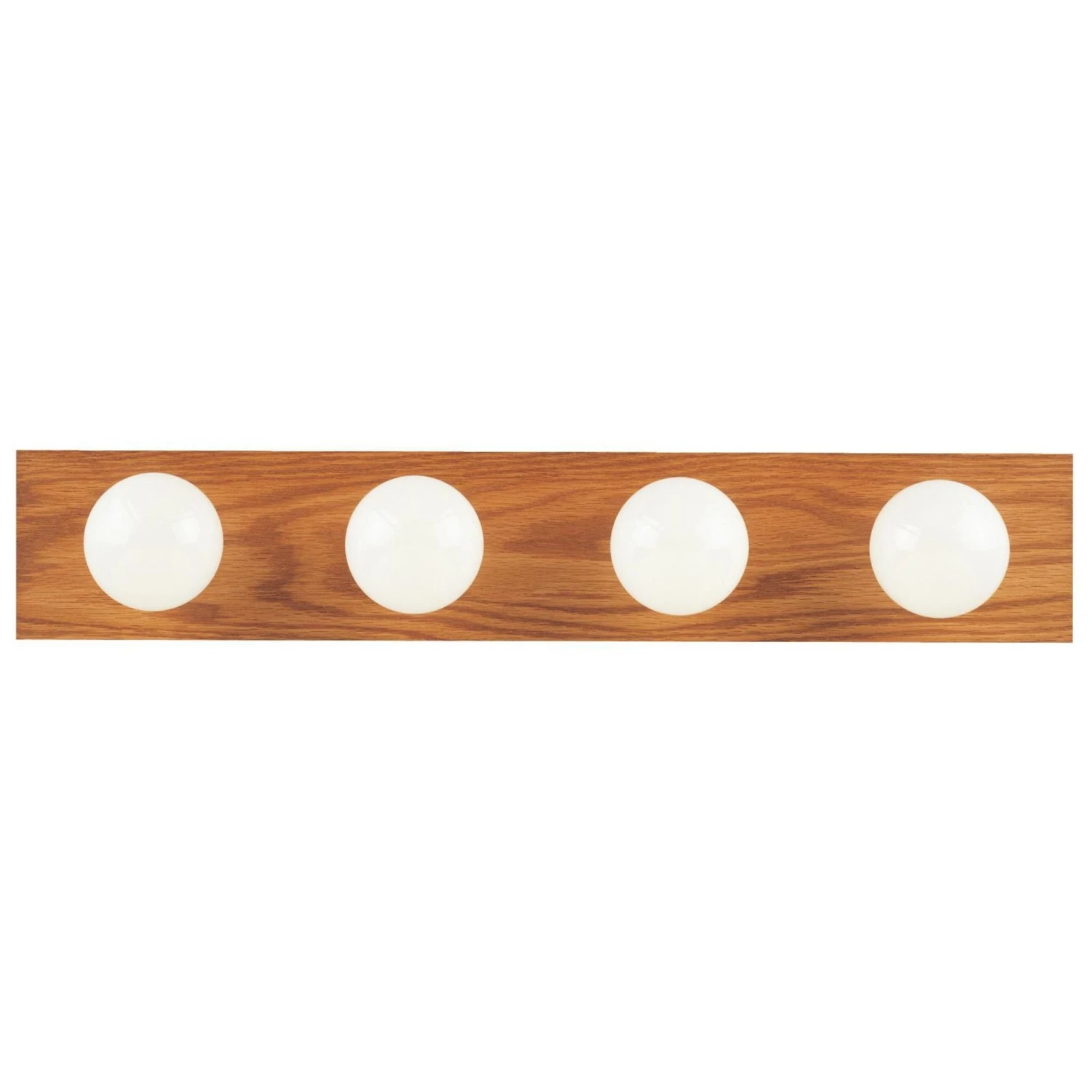 Natural Brass 4-light Bathroom Bar Fixture Wall Mount 66443