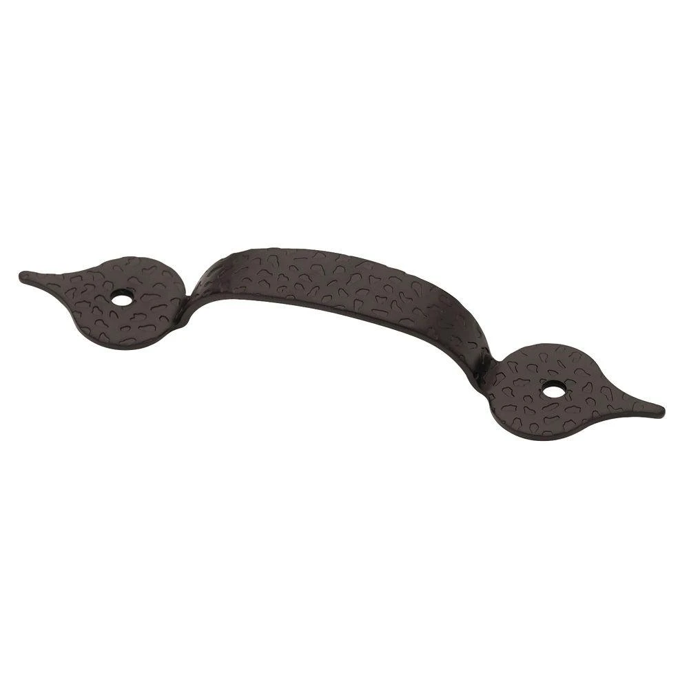 Hammercraft Black Cabinet Pull, 3.5-inch Center-to-center Mounting, Includes Screw