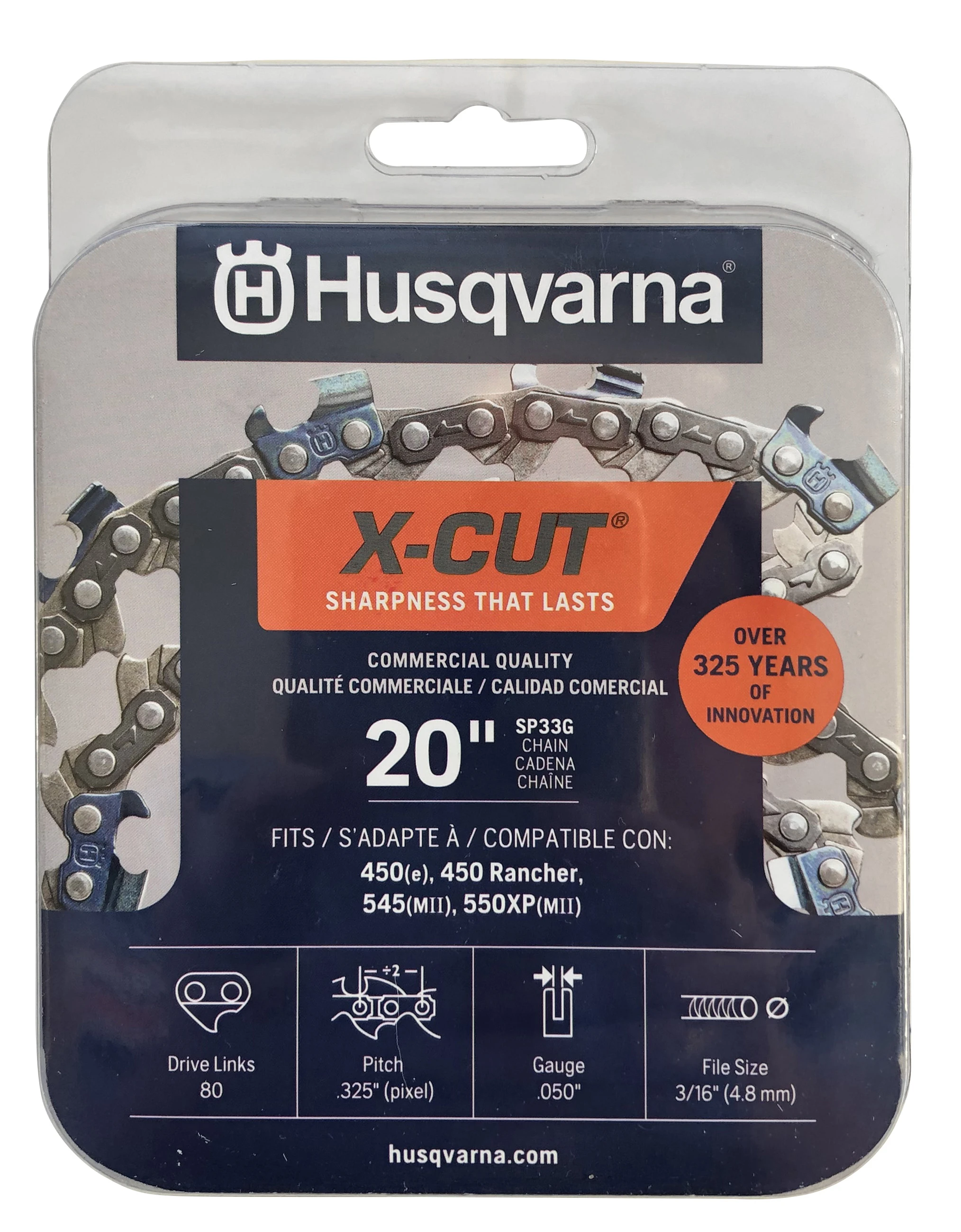 HUS 20" CHAIN SP33G .325 .050