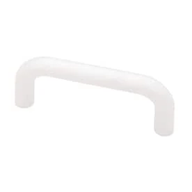 White Wire Cabinet Pull Handle, 3.25 Inches Length