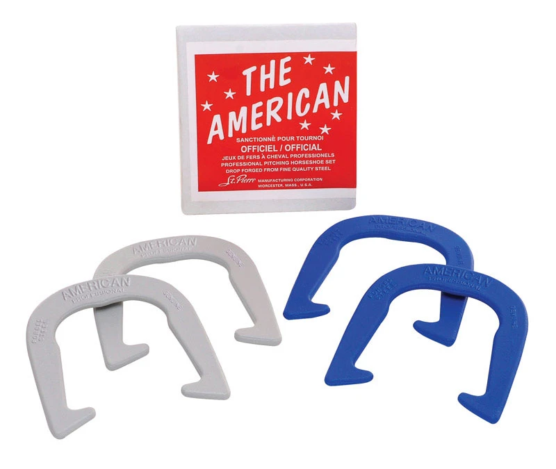 The American Official Size 10.5 Horseshoes - Drop Forged Steel, Nhpa Approved, 2 Pair