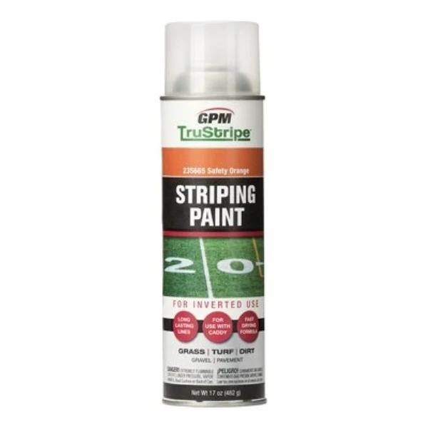 Inverted Aerosol Striping Paint Safety Orange 17 Ounce Can