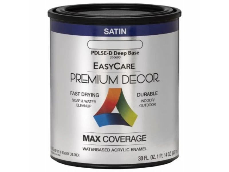 Premium Decor Acrylic Paint Deep Base Satin Finish 1 Quart