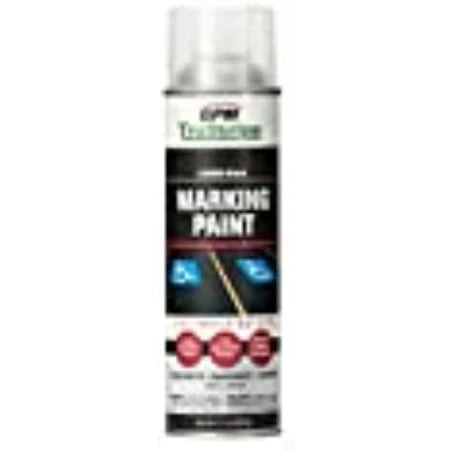 Inverted Aerosol Marking Paint, Black Color, 17 Ounce Can