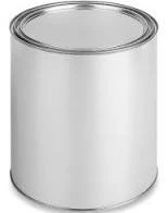 Lined Empty Paint Can, 1 Quart With Lid - Model Empqt