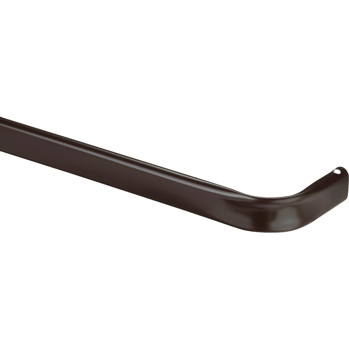 28 In. To 48 In. Heavy Duty Single Curtain Rod, Espresso Finish
