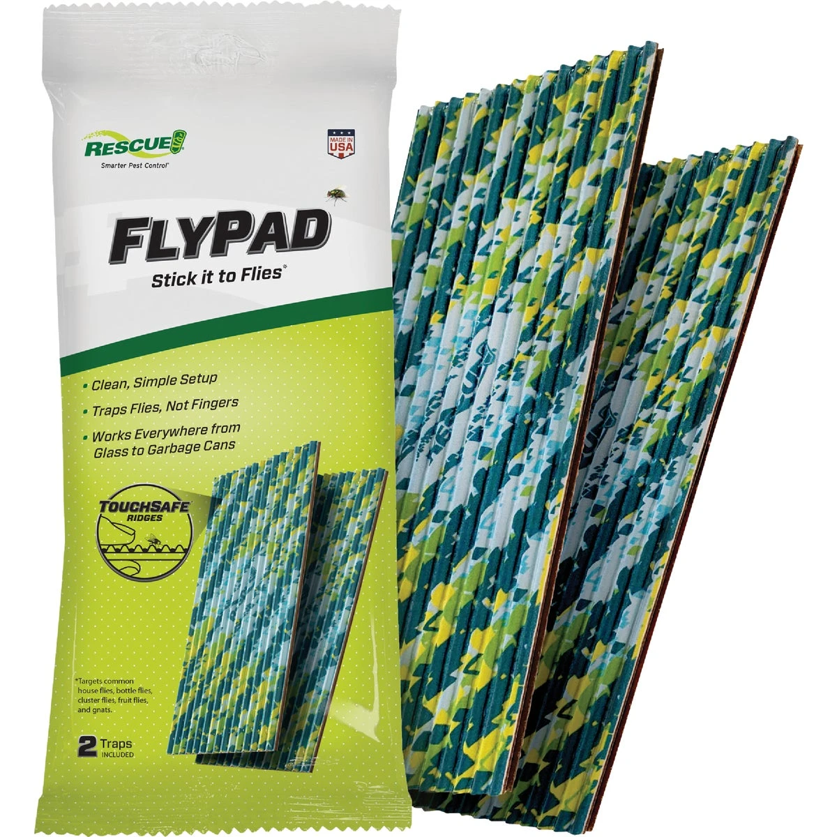 Flypad Disposable Fly Trap (2-pack) - Model Fp2-db16, Indoor/outdoor, Safe For Pets