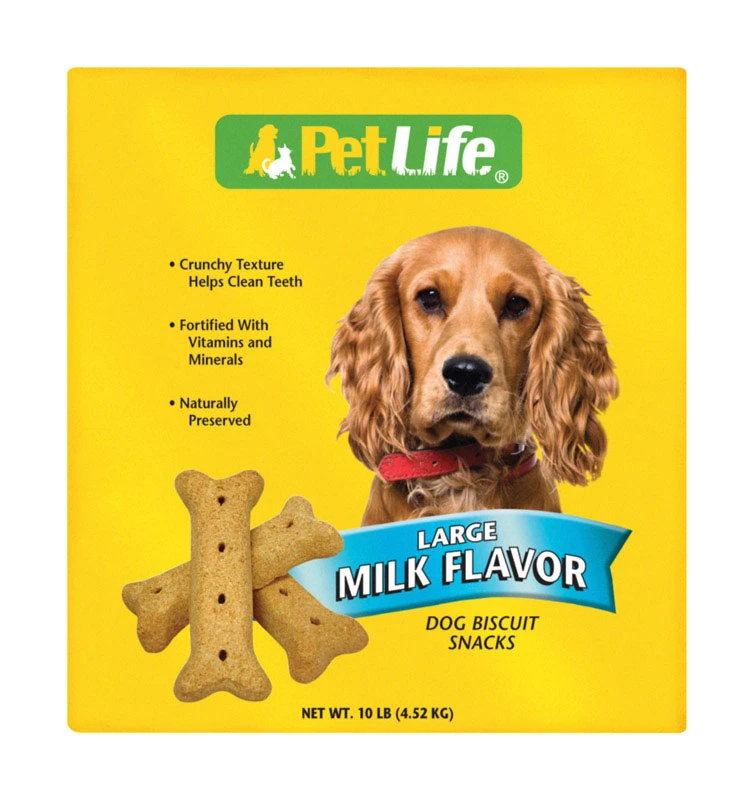 Milk Flavor Dog Biscuits, Large, 20 Pounds - Premium Treats