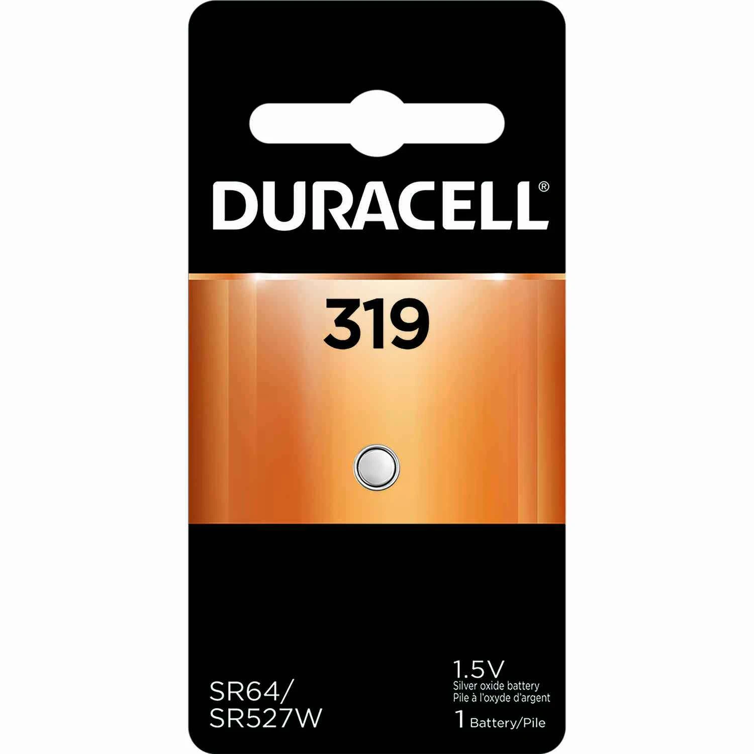 Watch Battery, #319, Silver Oxide, 1.5-Volt