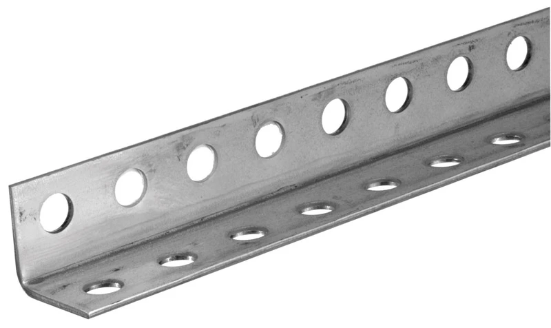 6-ft X 1.25-in Plated Steel Perforated Angle - Model 11135