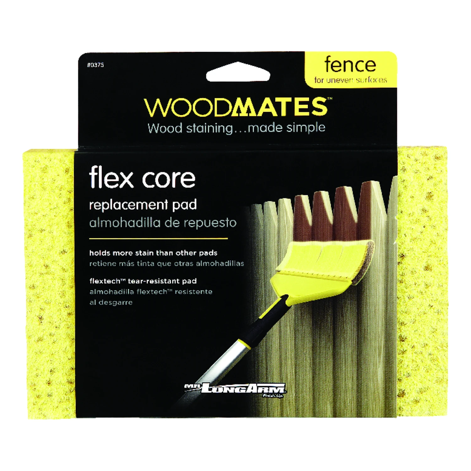 Woodmates Flex Core Refill 9 In. W Stain Pad For Uneven Surfaces