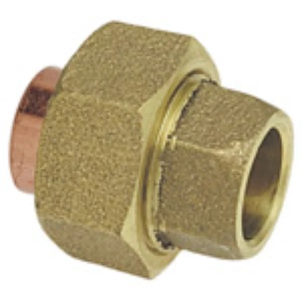 2 Inch Copper Pipe Union Fitting, Cxc, Lead-free, Durable Design