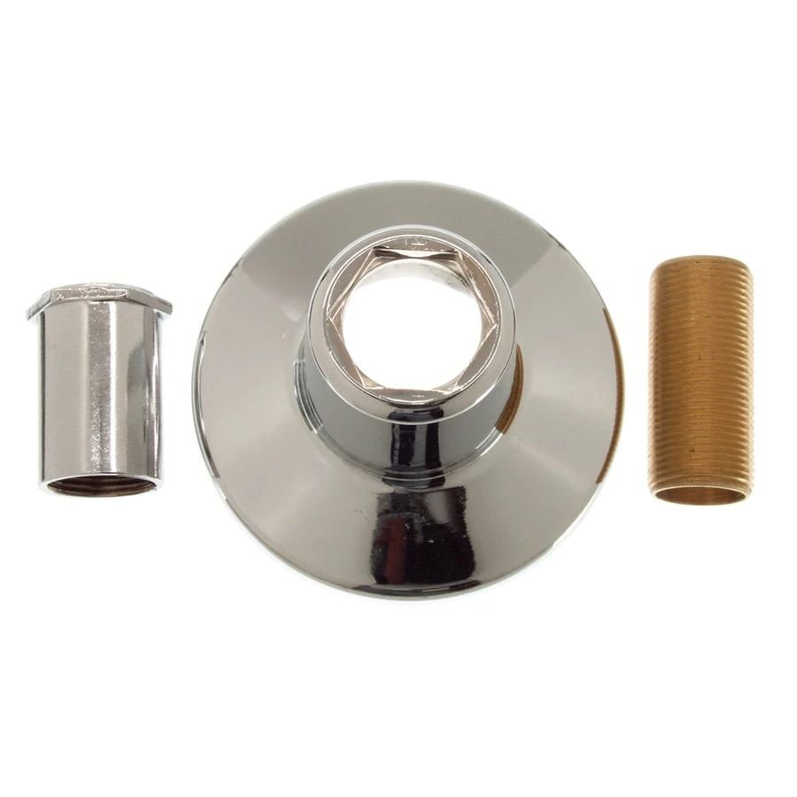 2.63-in Chrome Stainless Steel Flange Set For Union Brass Tub/shower Faucets