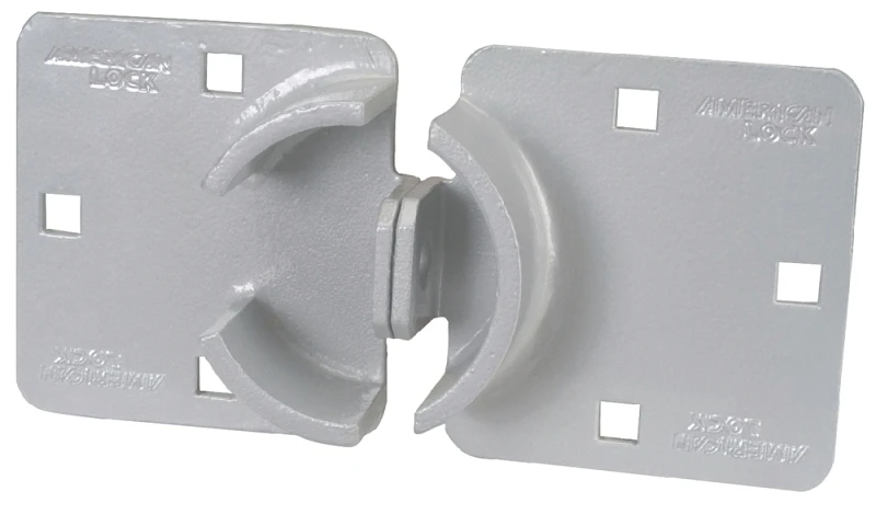 Chrome Finish 6-Inch Square Hole Hasp for Secure Locking