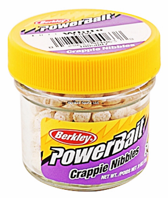 Powerbait Crappie Nibbles, 0.9 Ounce, Pink - Irresistible Fishing Bait