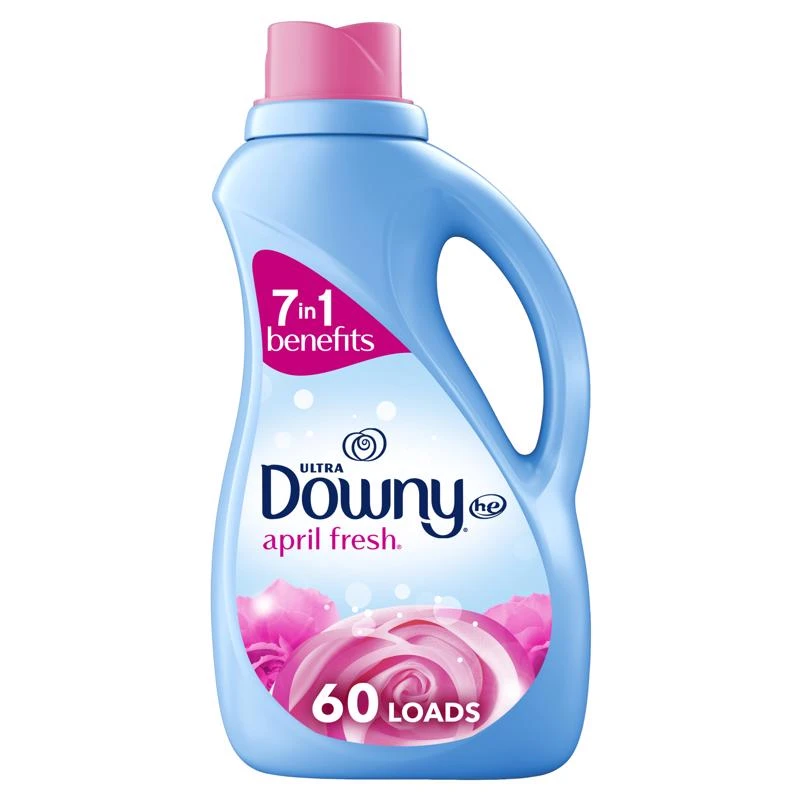 Ultra Liquid Fabric Conditioner & Softener, April Fresh Scent, 60 Loads, 44 Fl. oz.