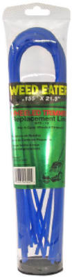 & Weed Eater String Trimmer Mower Line, .155 X 18.5-in. & 21.5-in., 10 & 12-pk