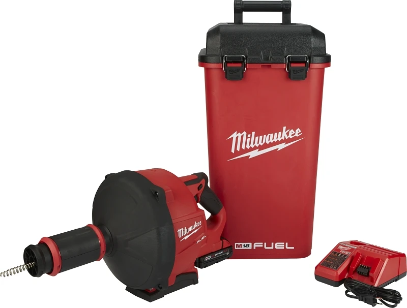 M18 Fuel 18-volt Lithium-ion Cordless Drain Cleaning Snake Auger With 5/16 In. Cable Drive Kit