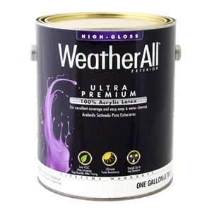 Ultra Premium Interior/Exterior Paint, High Gloss Black, 1 Gallon
