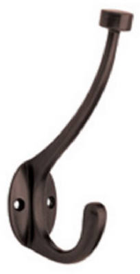 Venetian Bronze Garment Hook, Model B45006j-vbr-c7, 5.5 X 2.5 X 1.5-in.