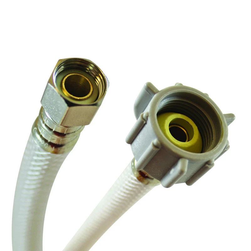 3/8 In. Ballcock X 7/8 In. Ballcock 12 In. Reinforced Pvc Toilet Supply Line