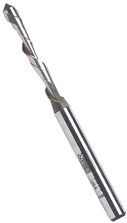 3/16 Inch Piloted Down Spiral Drywall Cutout Bit Model 43218