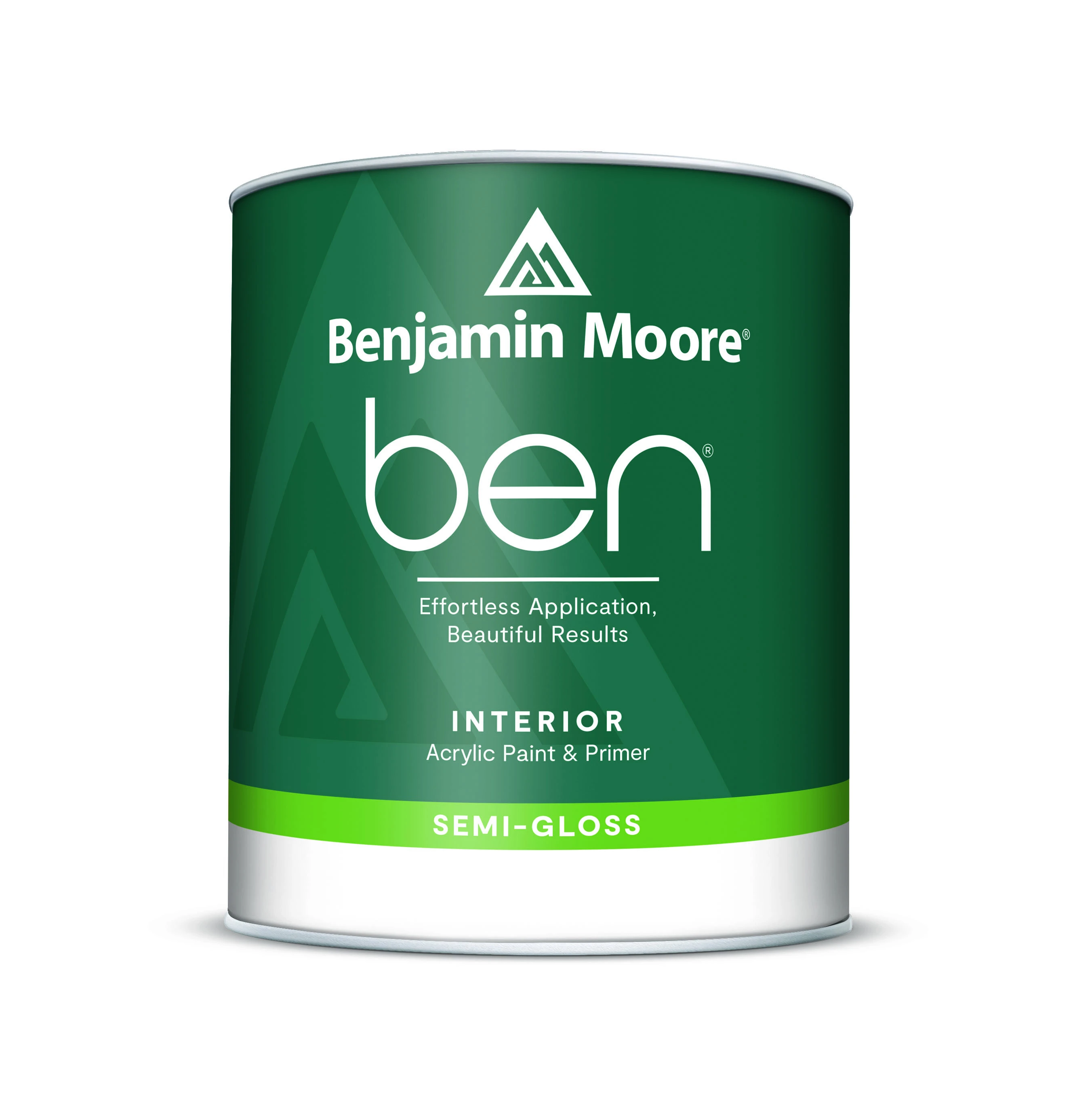 Ben Semi-gloss White Paint And Primer Interior 1 Quart