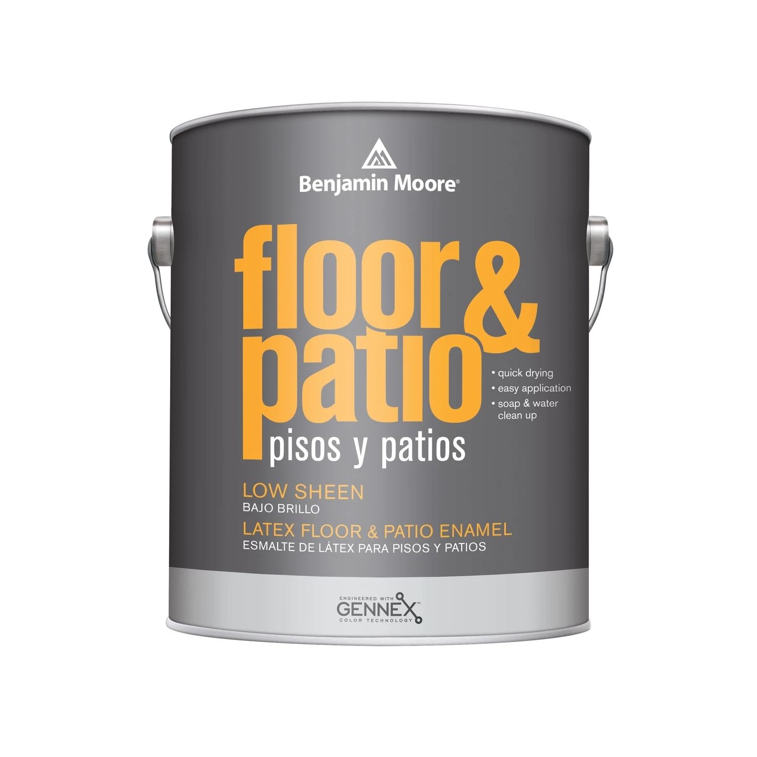 Floor & Patio Satin Platinum Gray Enamel Paint 1 Gallon