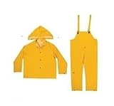 61315-cm 3 Piece Vinyl Rain Suit Xx-large 35 Mil Yellow