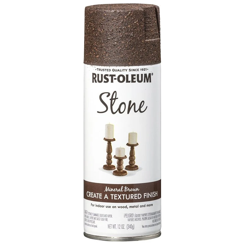 American Accents Textured Spray Paint, Mineral Brown, 12-ounce Aerosol Can