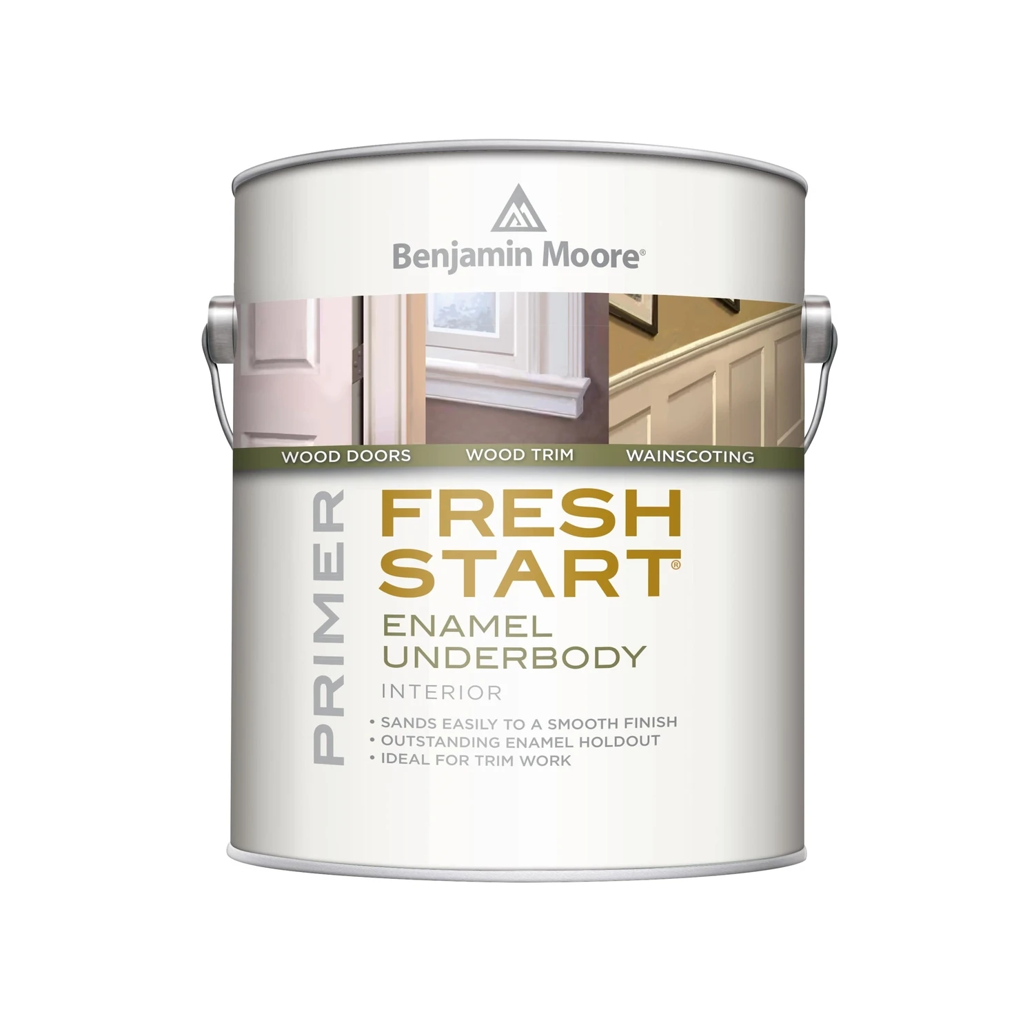 Fresh Start White Flat Alkyd Primer 1 Gallon For Ultra-smooth Finishes