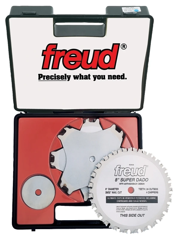 Sd508 8x5/8 Dado Saw Blade Kit For Table And Radial Arm Saws
