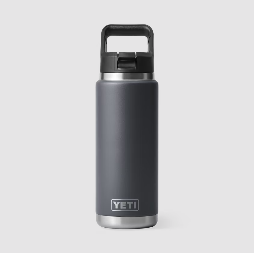 Rambler 26 Ounce Charcoal Water Bottle With Straw Cap - Bpa Free