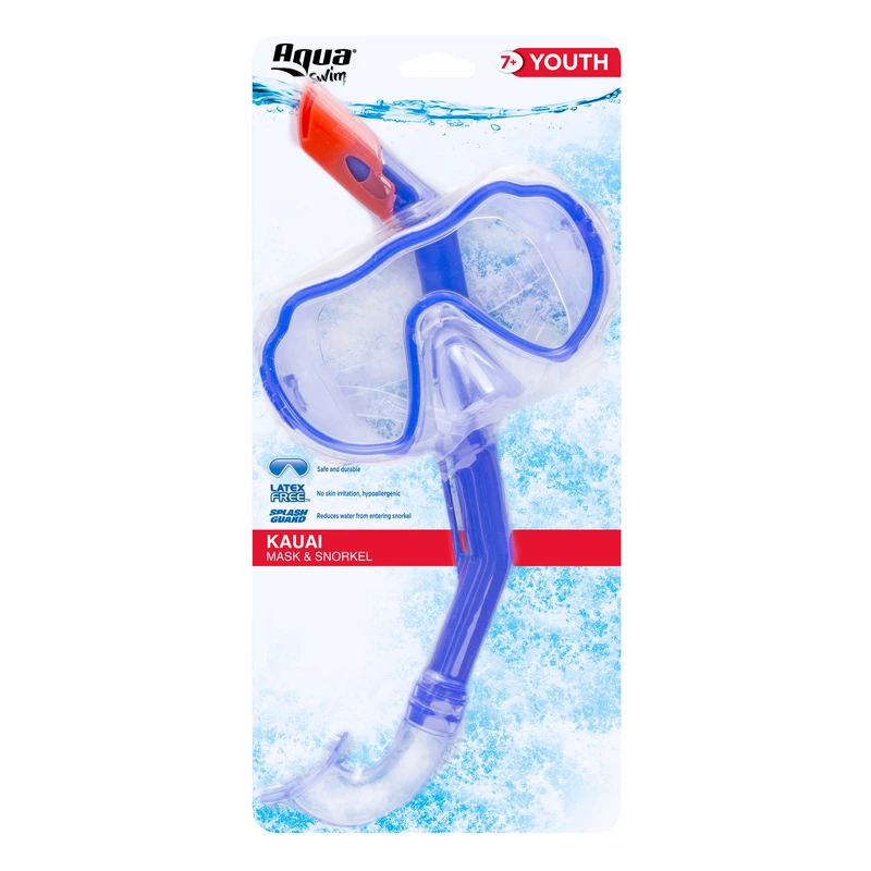 Youth Mask And Snorkel Set - Assorted Colors, Model Aqk10393