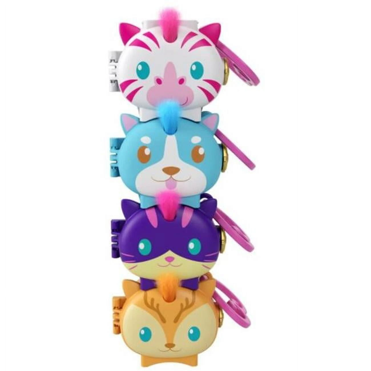 Polly Pocket Mini World Of Pets Compact Toy Set - Multicolored