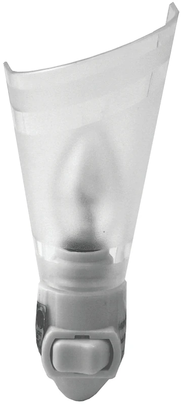 White Incandescent Night Light With On/off Switch, 4 Watt, Model S701w